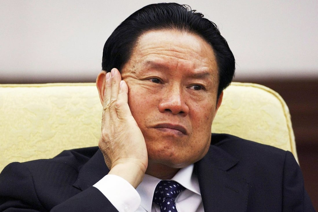 The arrest and prosecution of the former security tsar Zhou Yongkang were formally announced on Saturday. Photo: Reuters