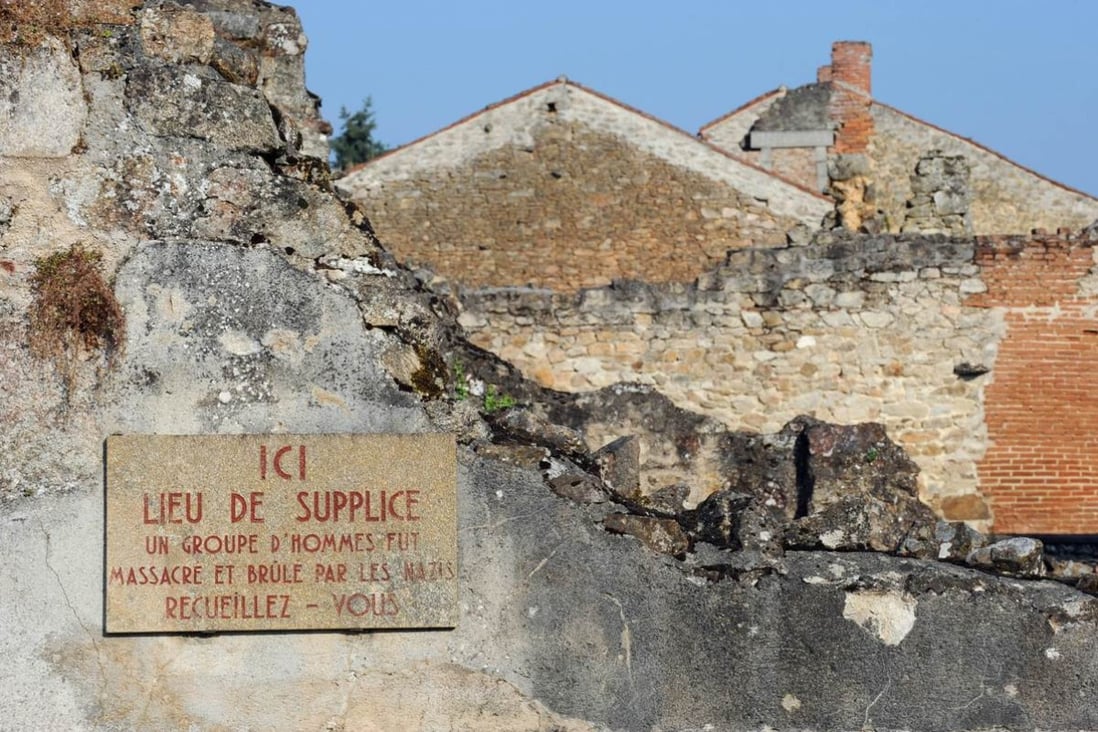 SS troops slaughtered 642 people in the tiny village of Oradour-sur-Glane in western France on June 10, 1944. Photo: AFP