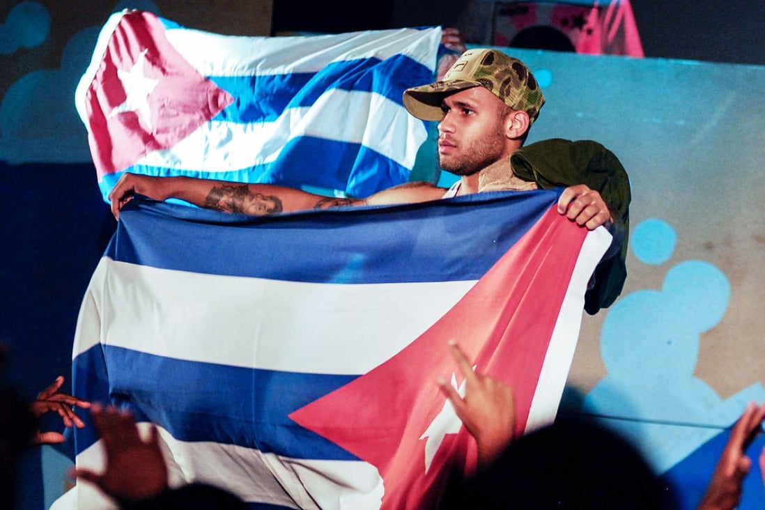 Cuban singer Brian Rodriguez of Los Aldeanos in Havana. Photo: AP