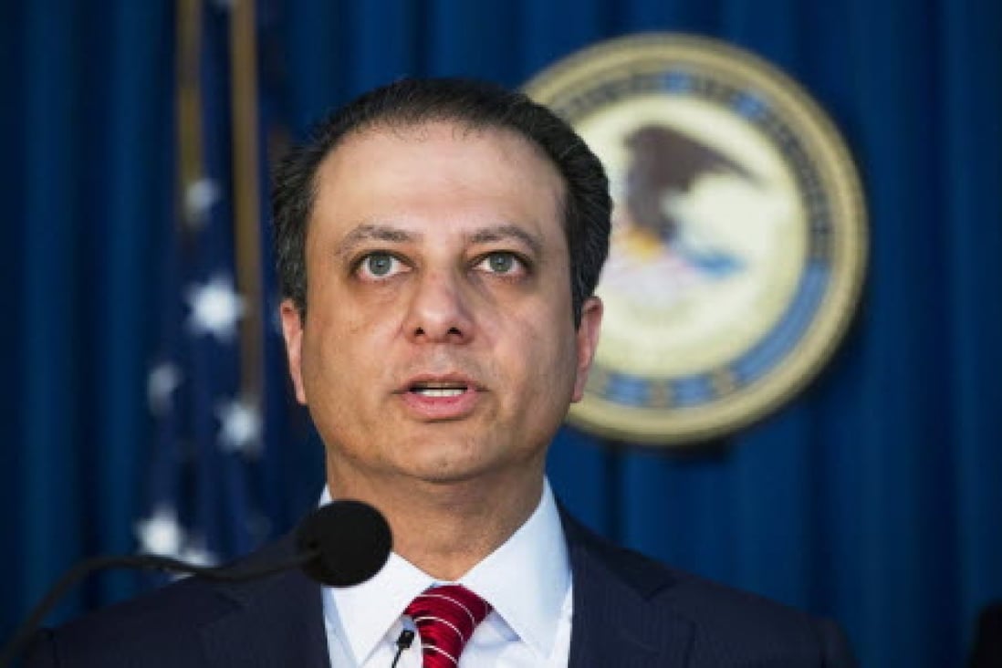  Manhattan US Attorney Preet Bharara says the court's ruling appears to narrow what was considered insider trading. Photo: Reuters