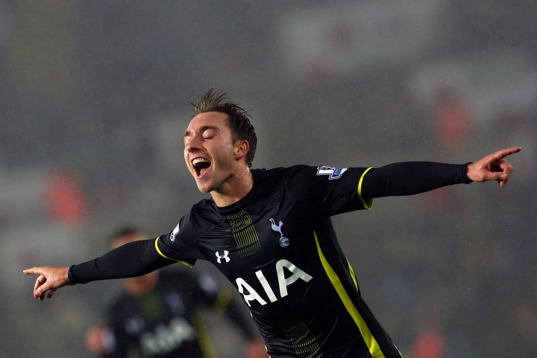 Midfielder Christian Eriksen lifts Spurs into seventh place with his late show against Swansea at the Liberty Stadium. Photo: AFP