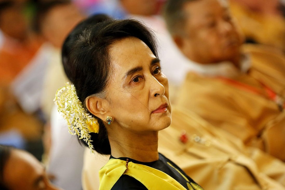 Myanmar opposition leader Aung San Suu Kyi pictured in Yangon earlier this month. Photo: EPA