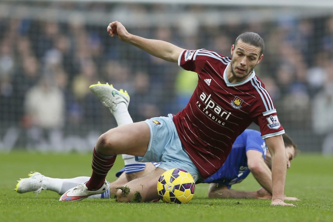 West Ham United will be looking to striker Andy Carroll for inspiration against the Gunners. Photo: Reuters