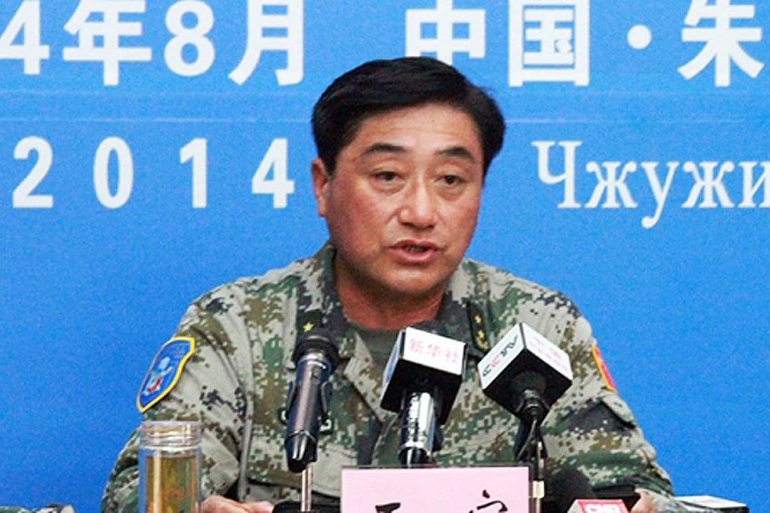 A picture of Lieutenant General Wang Ning. Photo: SCMP pictures.
