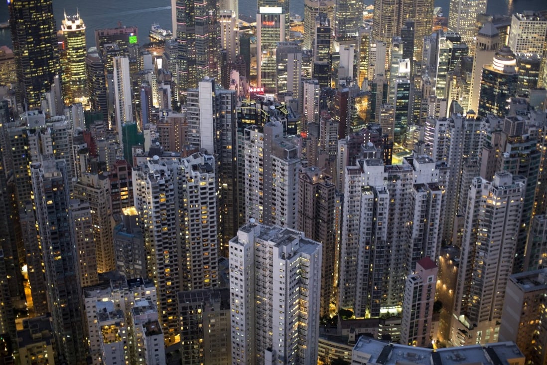 Commercial and residential buildings sit in Hong Kong as the city competes to be a tech centre in the Asia Pacific region. Photo: Bloomberg