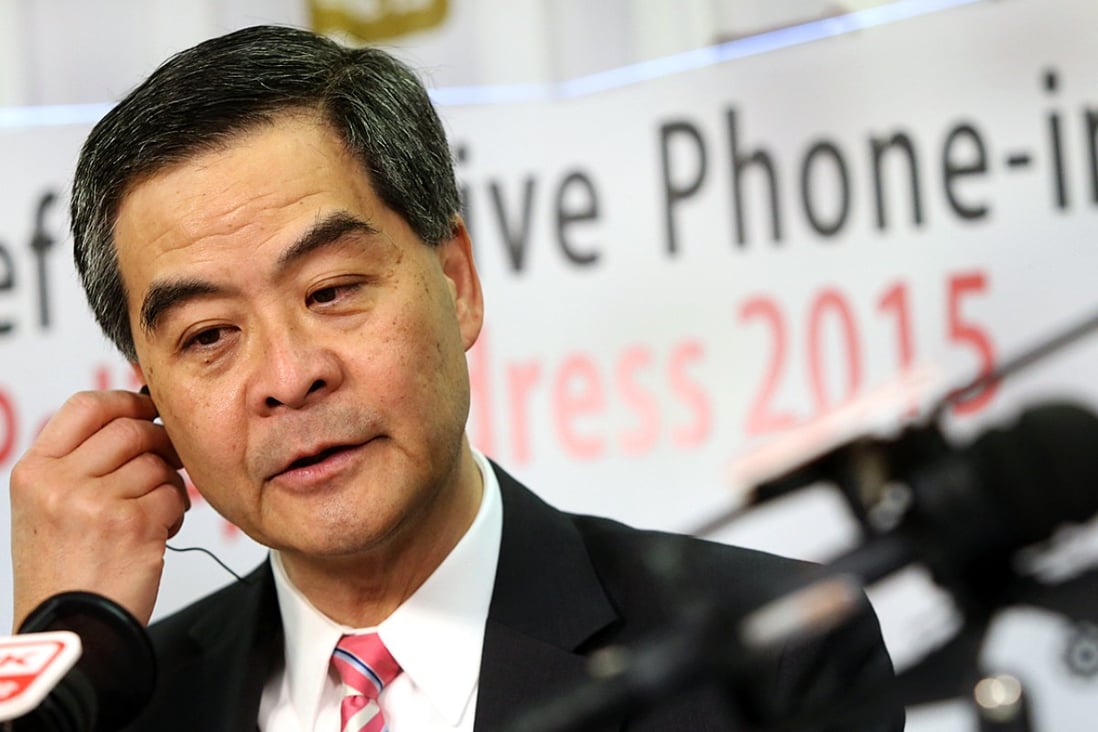 Speaking on RTHK radio this morning, Leung said that he only made the criticism because the magazine’s editors “persistently” think about independence. Photo: Sam Tsang
