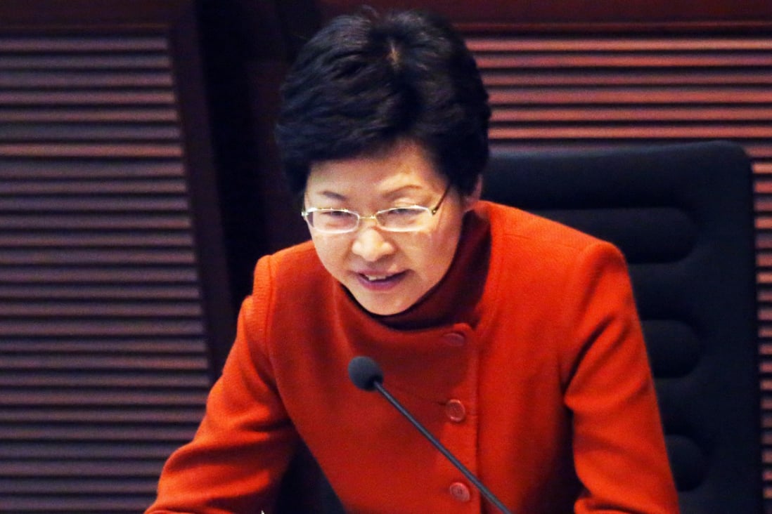 "As elected public representatives, pan-democrats should listen to public views," Carrie Lam