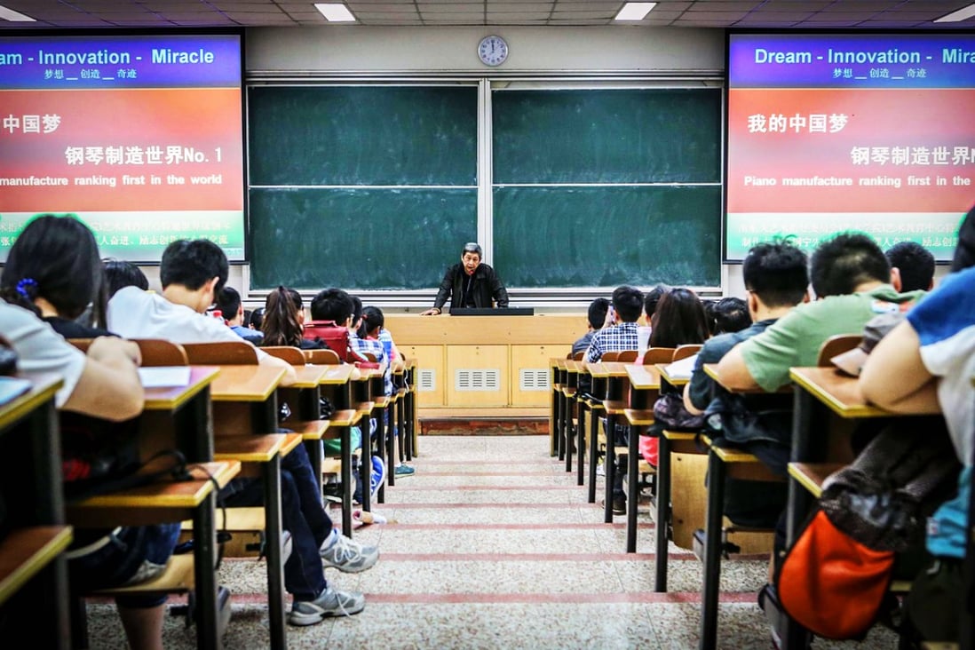 Colleges have been told to boost teaching on Marxism. Photo: Xinhua