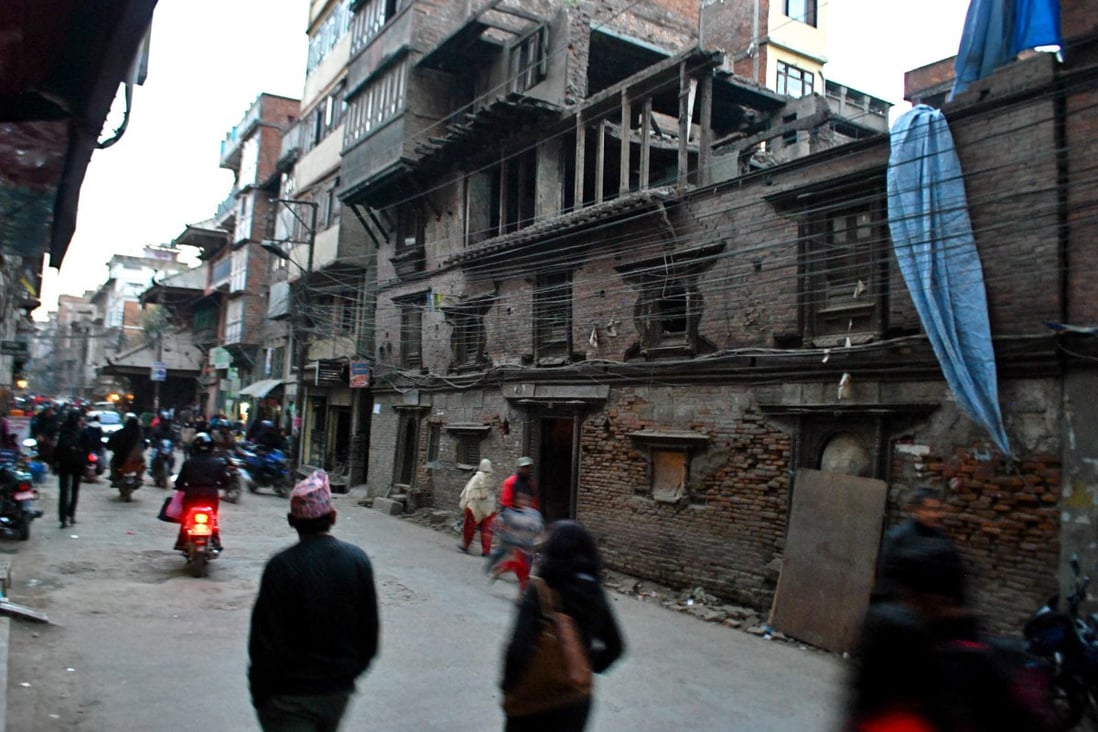 The facade of this 200-year-old house in Kathmandu's Baidya Chowk area will be restored, at least for now. Photo: Bibek Bhandari