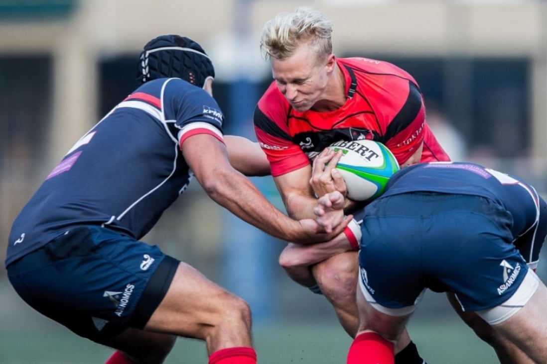 Max Woodward was a stand-out for Valley against HK Scottish last weekend, but he will be in Darwin on national sevens duty when his club team-mates face HKFC on Saturday. Photo: HKRFU
