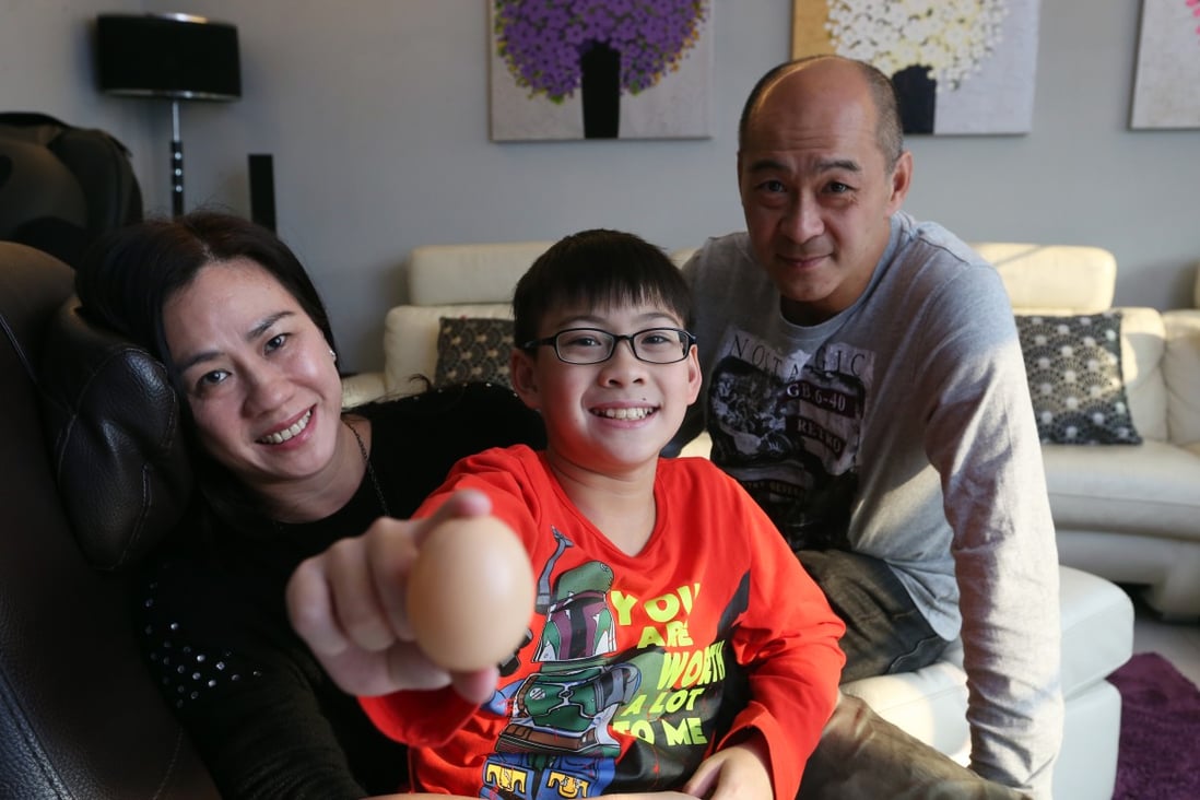 Julian Ngai has overcome his allergy to eggs after treatment, and now he eats one everyday. But these treatments have to be given by specialists, which Hong Kong doesn't have enough of. Photo: Kok-yin Cheng/SCMP