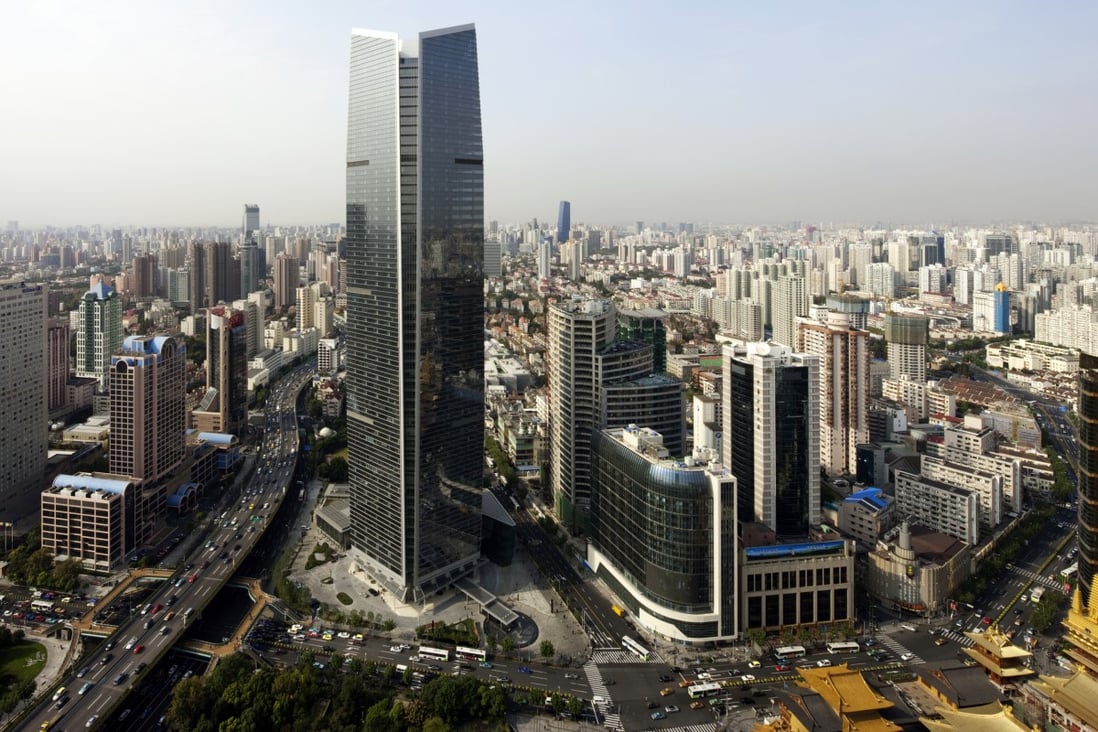 Office investment volumes in Shanghai have bucked the country’s real estate downtrend. Photo: SCMP

