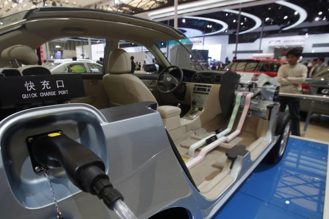 Chinese mainland drivers have yet to widely adopt the electric vehicles. Photo: Reuters