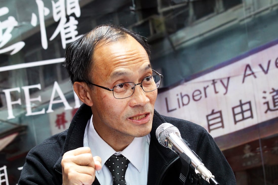 Pollster Robert Chung's proposal to hold a referendum on the government's political reform package fails to win support. Photo: Dickson Lee