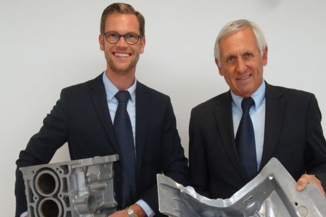 (From left): Dominik Baumgartner, sales director, and Konrad Baumgartner, president and CEO