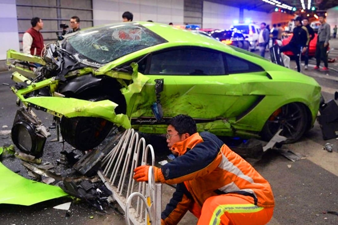 Fast and Furious: US$650,000 Lamborghini and Ferrari wrecked in 160km/h  Beijing road race crash | South China Morning Post