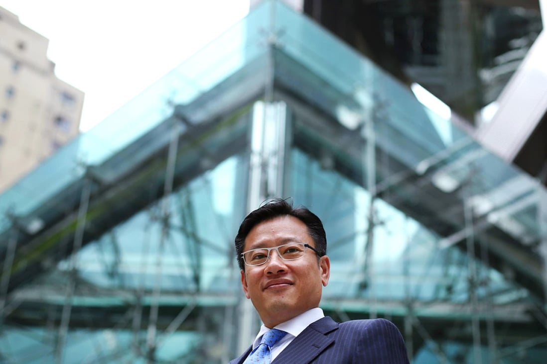 Derek Cheung Yat-ming casts his long-term hopes on the outlook of the market on the mainland, even though no reit product has been launched there so far. Photo: Nora Tam