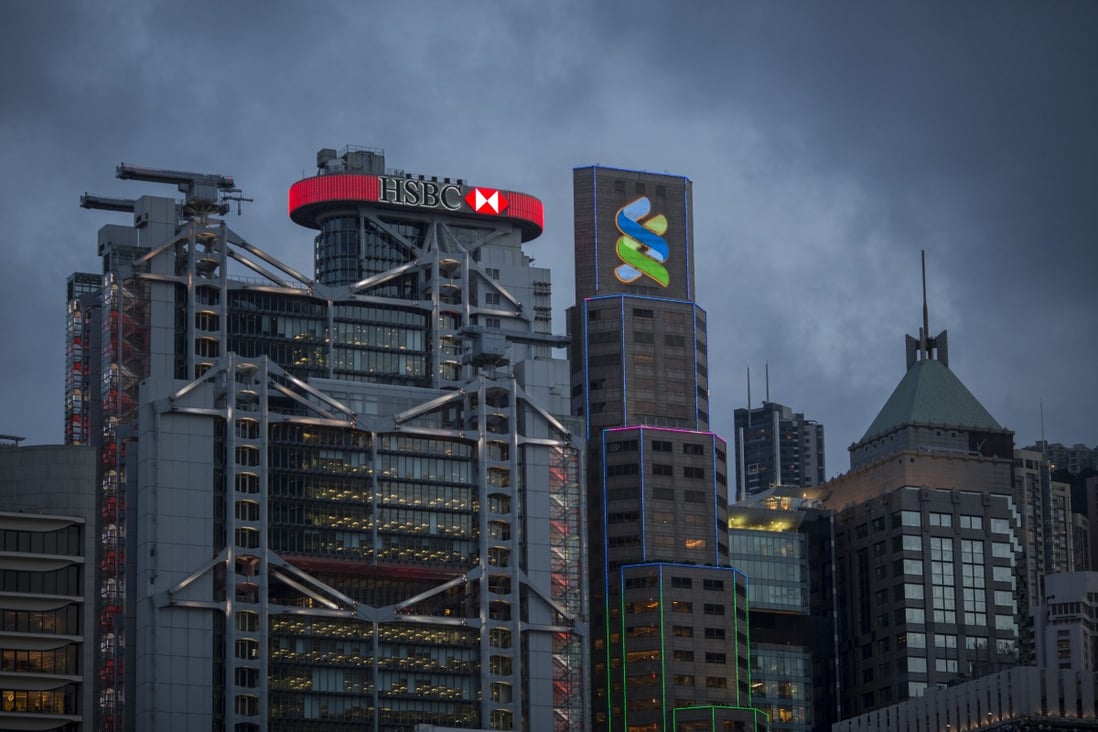 Hong Kong's banking district, Central. The city is attempting to diversify from its key pillars of finance and construction with support for start-ups and innovation. Photo: Bloomberg