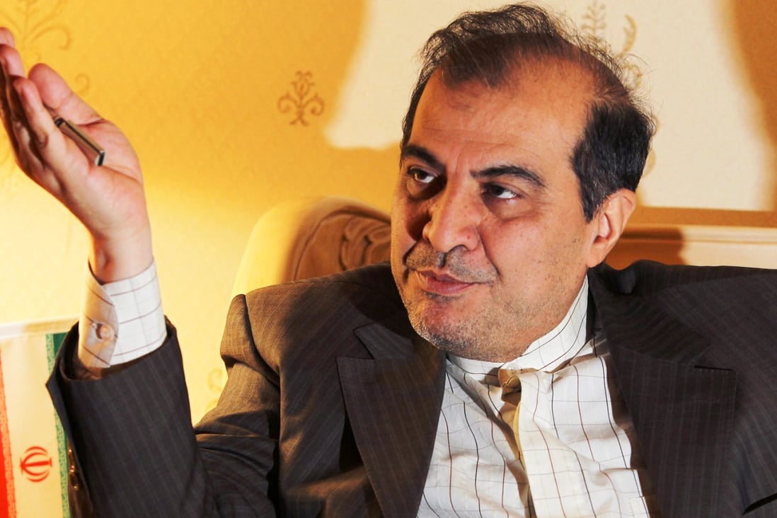 Iranian ambassador to China Ali Asghar Khaji says Iran would expand its railways, roads, ports, telecoms sector and energy security under a five-year development plan. Photo: Simon Song