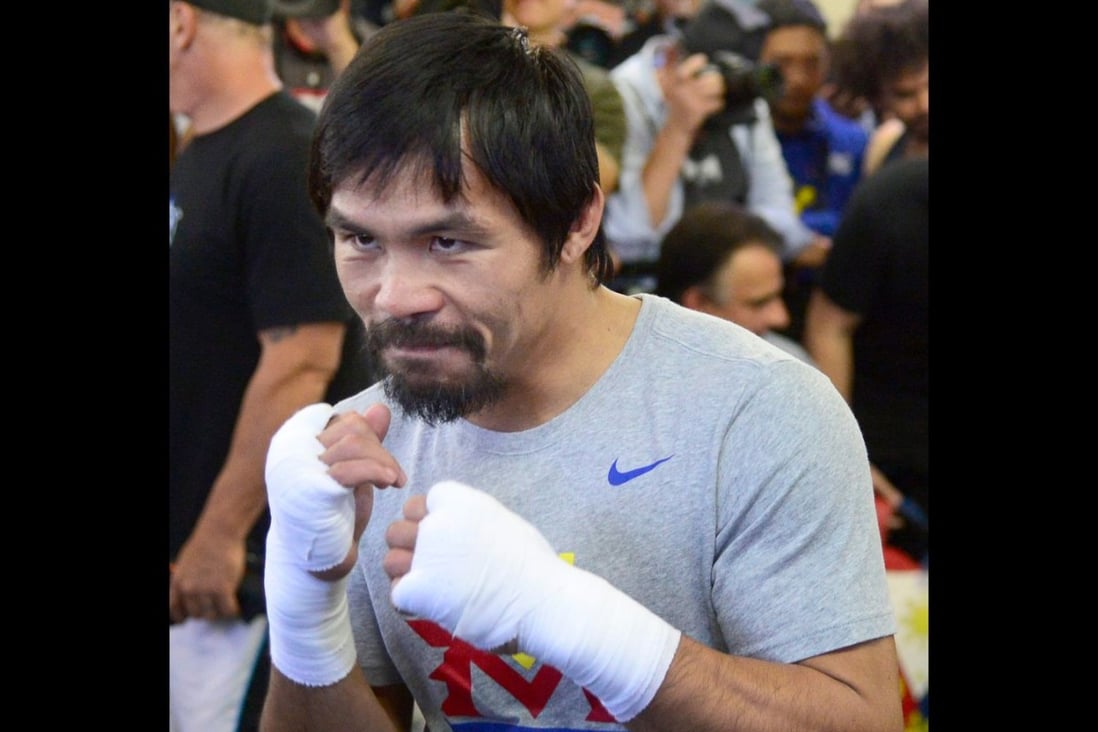 Manny Pacquiao prepares for his toughest challenge. Photo: EPA