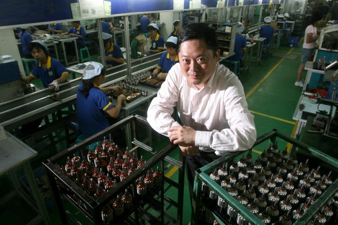 Dongguan businessman Simon Shi says automation only makes sense for large orders. Photo: David Wong
