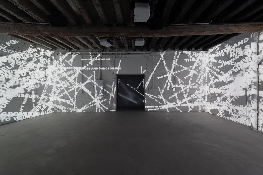 A section of Hongkonger Tsang Kin-wah's exhibition,The Infinite Nothing, at the Venice Biennale contemporary art show in Italy. Photo: SCMP Pictures