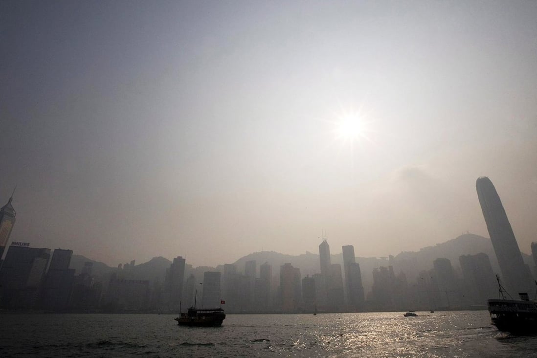 A view of Hong Kong's skyline. Photo: EPA