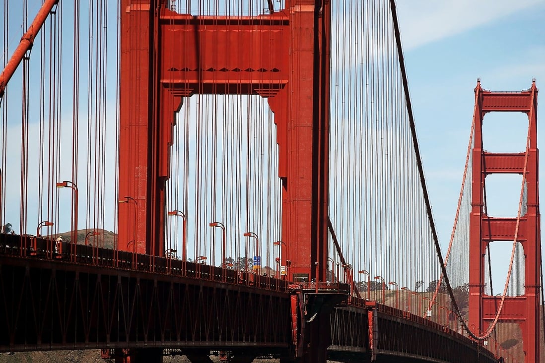 San Francisco's Golden Gate Bridge. Photo: AFP