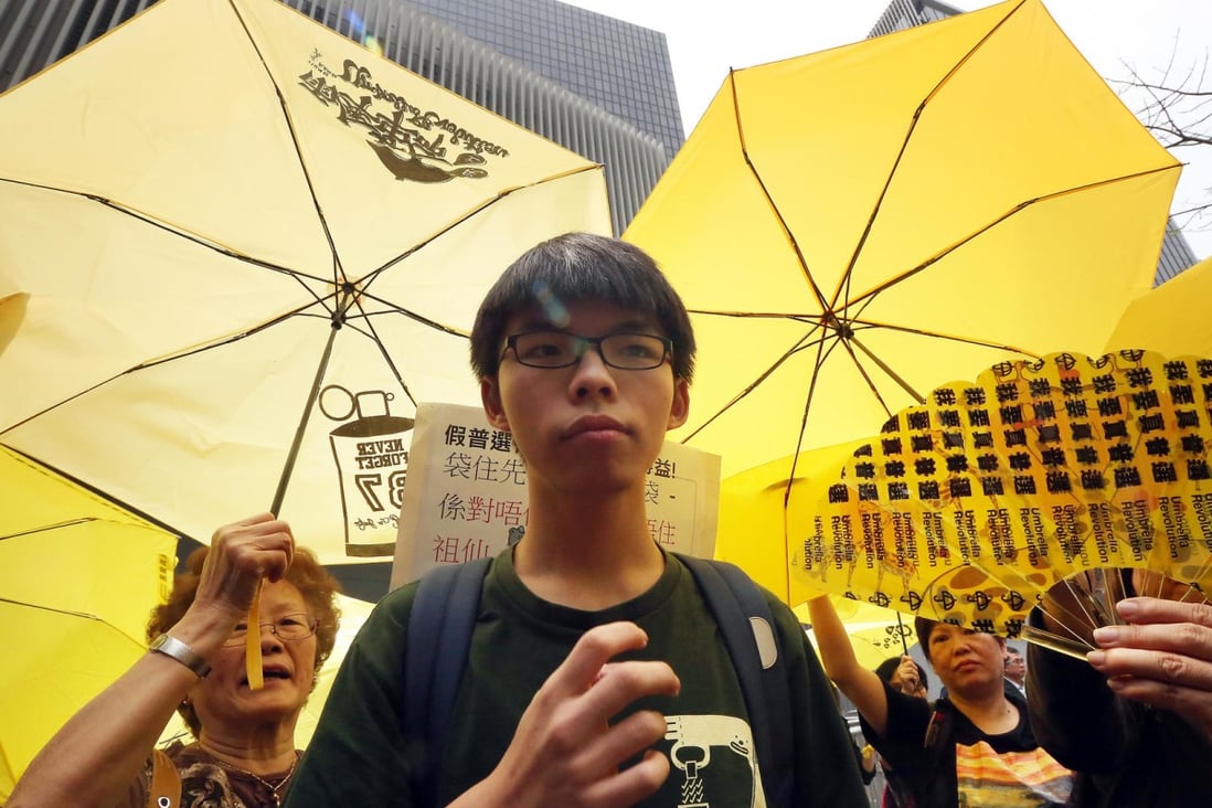 Joshua Wong says school and personal life are basically no longer part of his life.