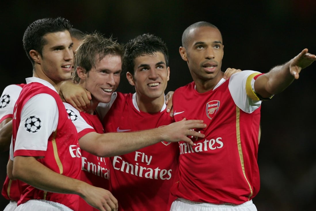 Arsenal captain Thierry Henry (right) and teammates Robin van Persie, Aleksandr Hleb and Cesc Fabregas have one last chance at silverware. Photo: AP