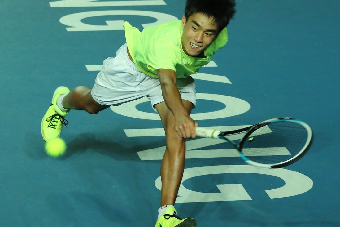 Jack Wong Hong-kit is a dedicated youngster who is pursuing a professional tennis career. Photos: SMP Pictures