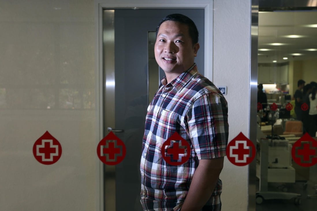 Long-serving police officer and potential Spirit of Hong Kong awardee Chan Kwong-hing has donated blood to the Red Cross on numerous occasions. Photo: David Wong