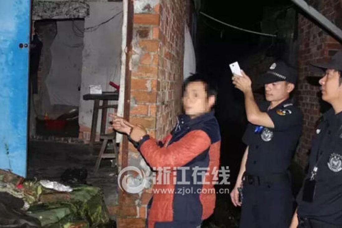 Police pictured with the alleged head of the prostitution ring. Photo: Zjol.com.