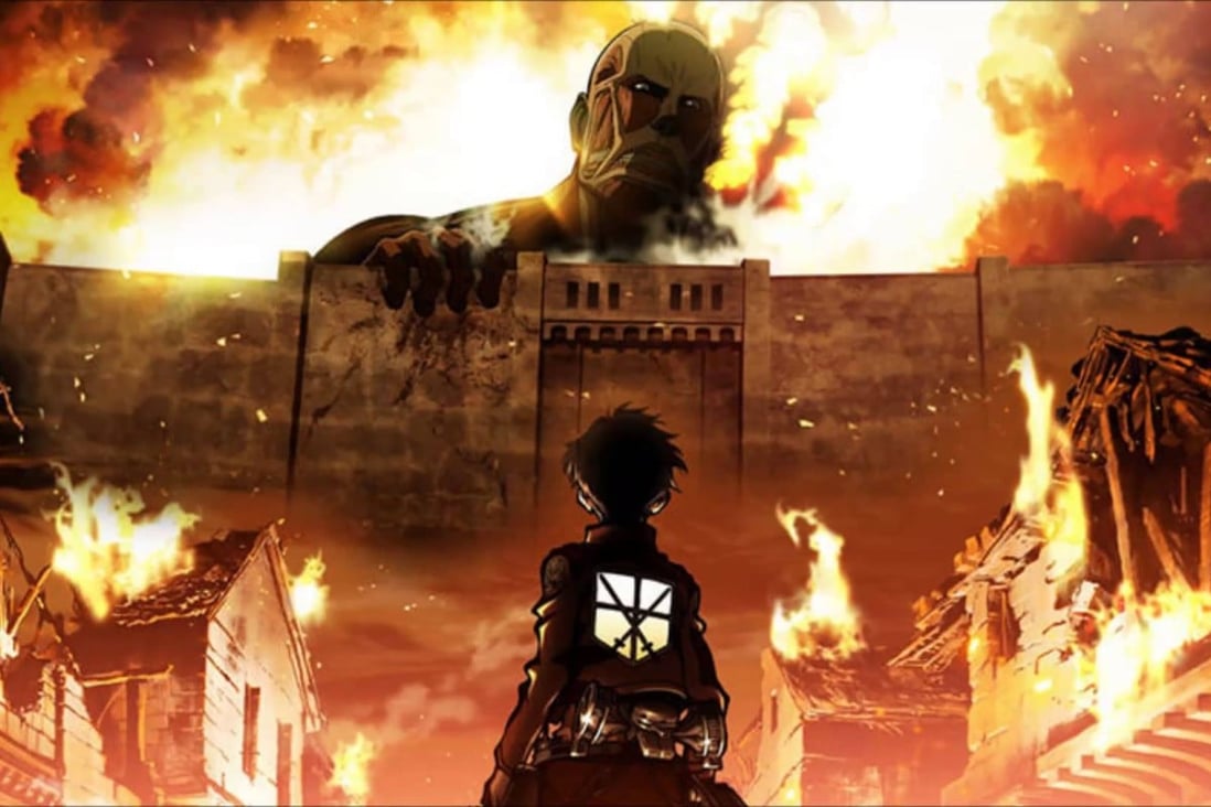 A screencap of Attack on Titan, the latest anime to receive acclaim worldwide but controversy in China. Photo: SCMP Pictures
