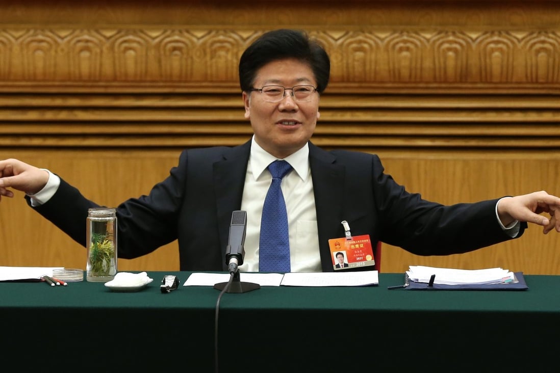 Zhang Chunxian, Communist Party chief of Xinjiang. Photo: EPA