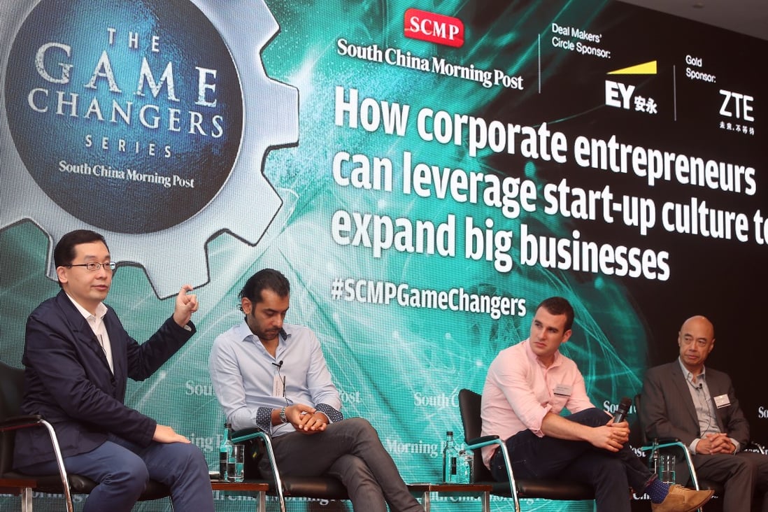 Sam Gellman (third from left) told a forum in Hong Kong that Uber does not see its rapid growth in Asia running out of steam. Photo: K. Y. Cheng