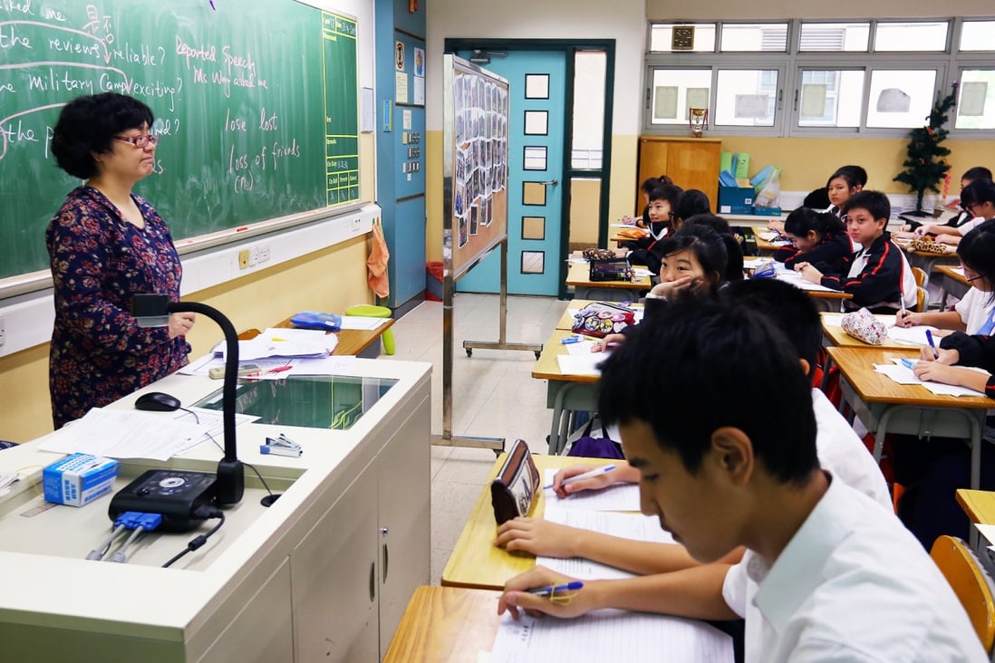 Government figures show that the number of pupils entering secondary school will decrease by 2,800 by next year to 54,100. Photo: Edmond So