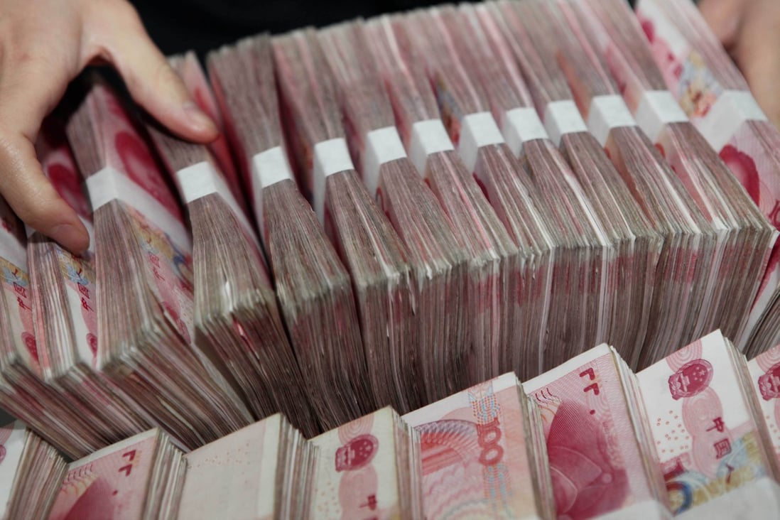 Yuan deposits in Hong Kong rose 1.8 per cent in May from April to 972.4 billion yuan. Photo: AFP