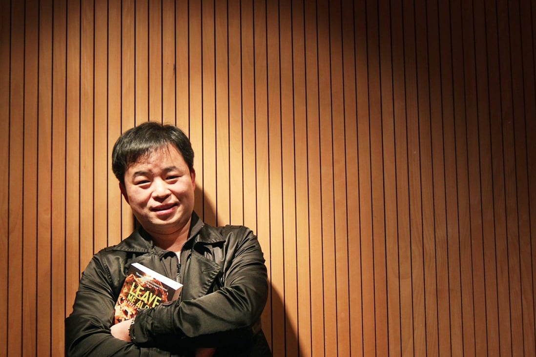 Murong Xuecun, author of Leave Me Alone: a novel of Chengdu. Pictured at Hong Kong Visual Arts Centre. Photo: Oliver Tsang