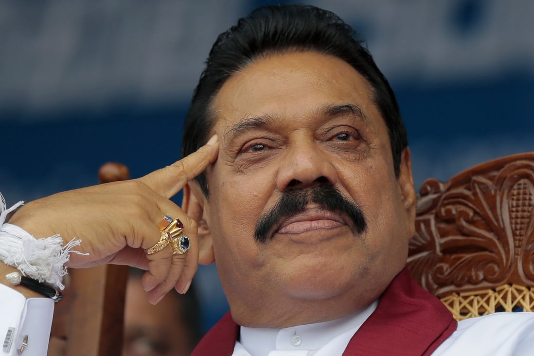 Former Sri Lankan president Mahinda Rajapaksa is running in August 17 parliamentary polls. Photo: AP