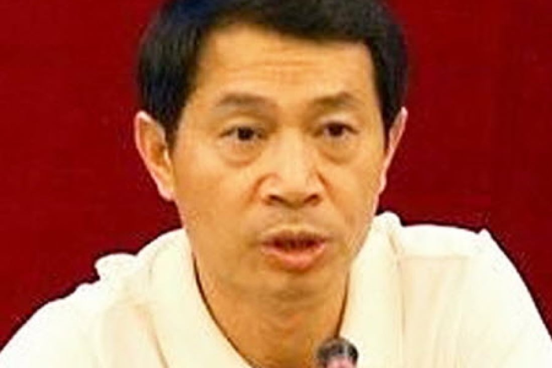 Cao Jianliao, the former deputy mayor of Guangzhou, is among the officials punished in Guangdong for corruption. He was expelled from the Communist Party last year for taking bribes. Photo: SCMP Pictures