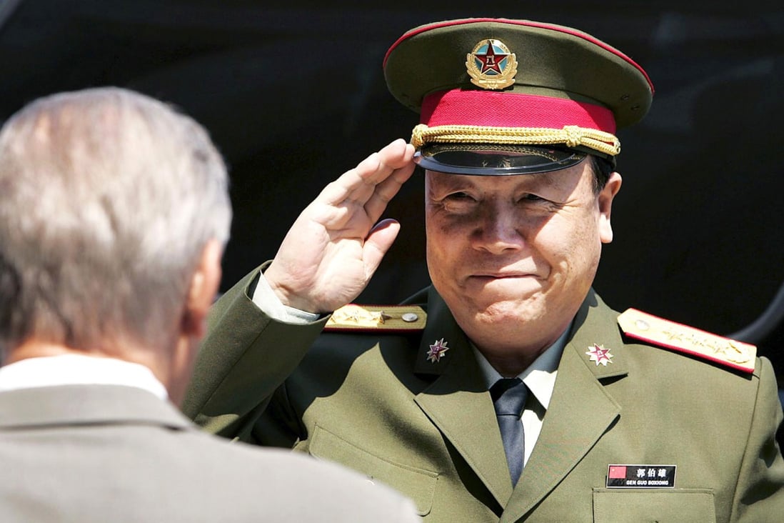Guo Boxiong was one of the vice-chairmen of China's powerful Central Military Commission. Photo: EPA