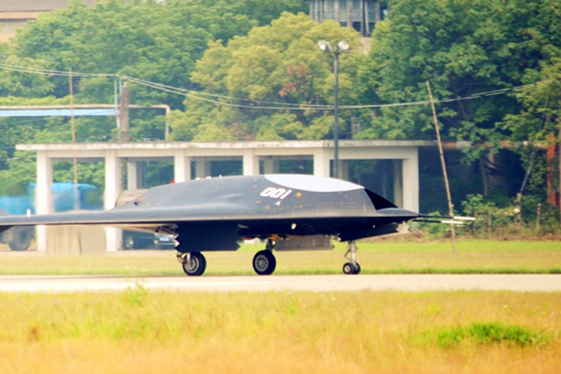 China successfully tested its first stealth attack drone, the Lijian unmanned combat aerial vehicle, on November 21, 2013. Photo: SCMP Pictures