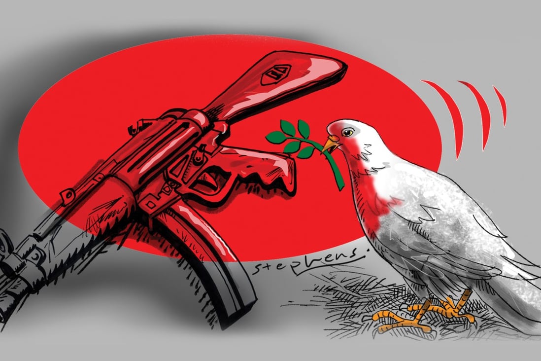 Japan's actions are limited by international law and the coalition of states participating in collective self-defence