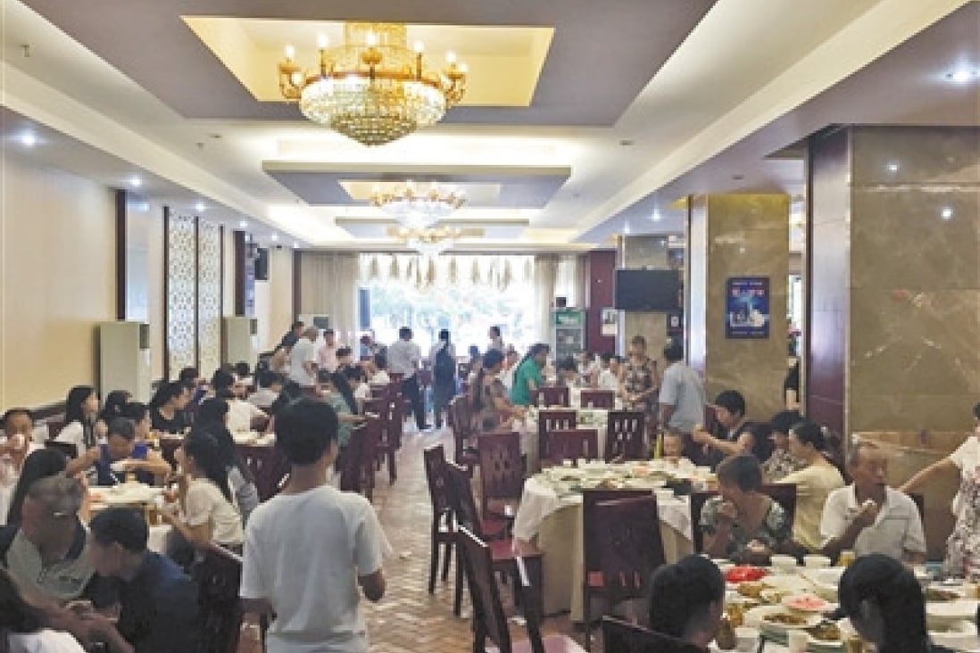 The authorities in Tongjiang county says banquets put an excessive financial burden on people. Photo: SCMP Pictures
