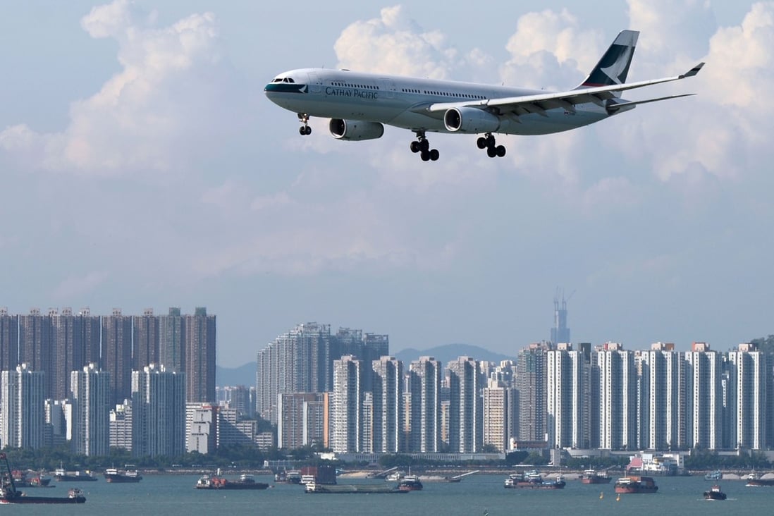 Since the beginning of this year, there have been 45 in-flight thefts on-board passenger jets flying into Hong Kong International Airport. Photo: AFP
