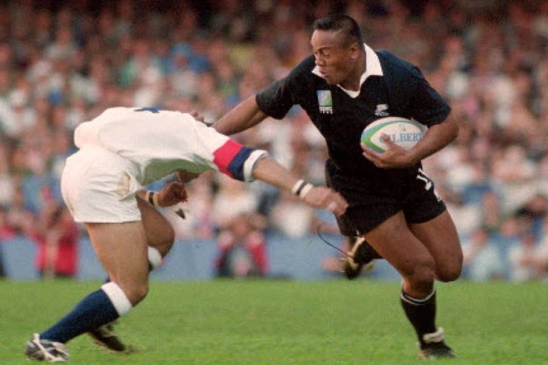 Watch Bulldozing Jonah Lomu Try Against England Tops Fan Poll As Best Ever In Rwc South China Morning Post