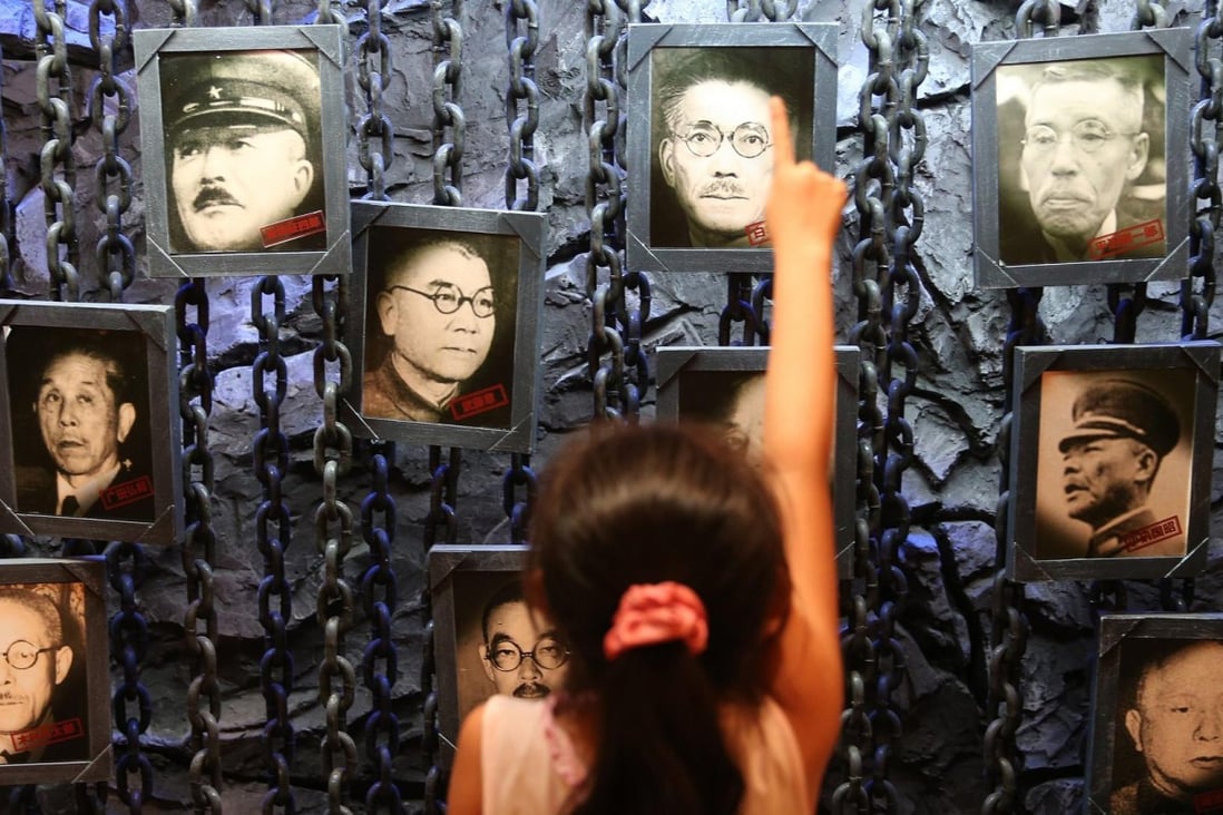 A Beijing museum holds an exhibition on the second world war. Photo: EPA