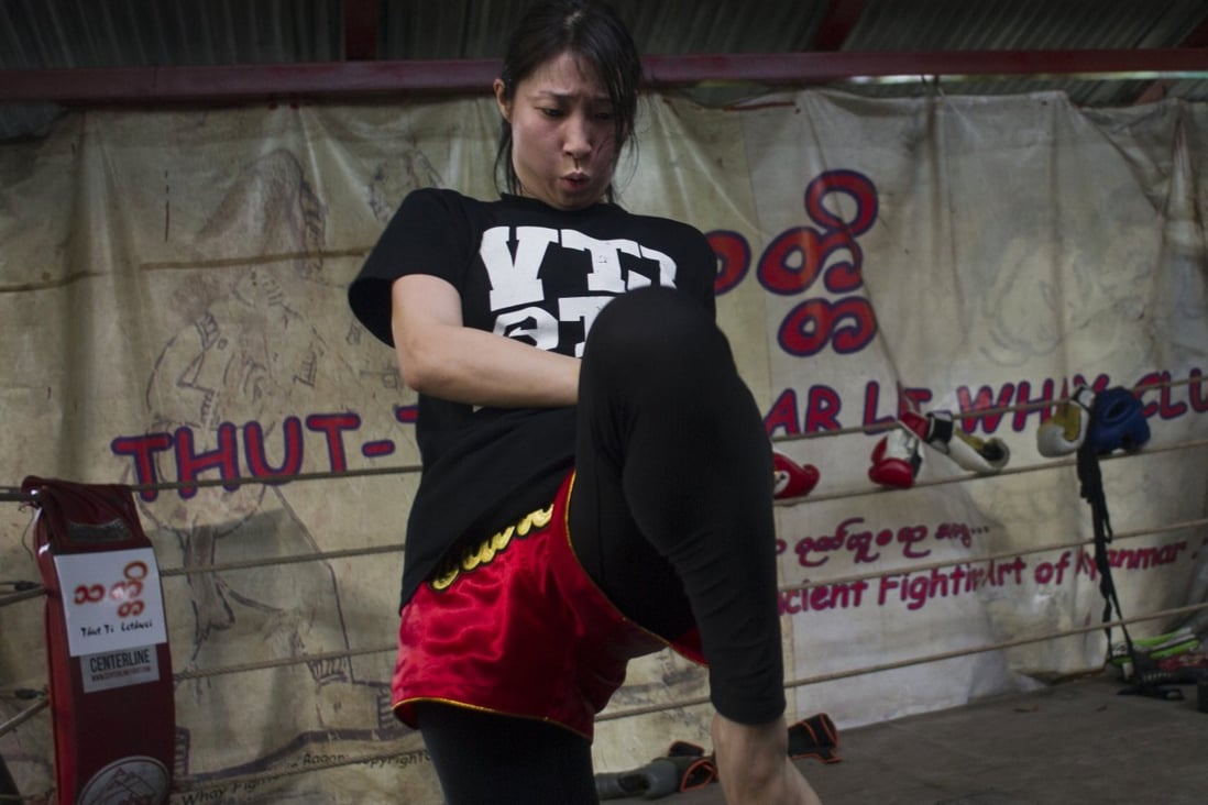 Myanmese women show fighting spirit by embracing brutal martial art of Lethwei South China
