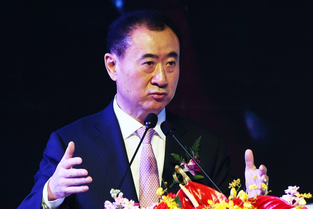 Wang Jianlin saw US$2 billion wiped from his stake in Dalian Wanda Commercial Properties, according to the Bloomberg Billionaires Index. Photo: AFP